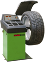 Radauswuchtmaschine BLine B506 - Radauswuchtmaschine für PKW-, LLKW- und Motorradräder mit elektronischer LCD-Anzeige und Motorantrieb | ohne Haube
