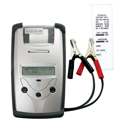 Batterietester und Ladesystemprüfgerät mit Thermodrucker
