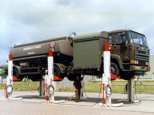 Radgreifer - Hebeanlage für Armeefahrzeuge ST 1082 FSF