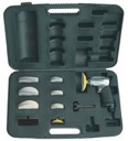 Winkelschleifer und Polierer UT 8722 - Mini Exzenterschleifer-Set im Kunstoffkoffer mit 50/75 mm Ø Klett-Teller