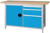 Kastenwerkbank Serie 1500/500K - Werkbank für Schubladenserie 500 | L x B x H: 1500 x 750 x 859
