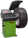 Radauswuchtmaschine BLine B507 - Radauswuchtmaschine für PKW-, LLKW- und Motorradräder mit elektronischer LED-Anzeige und Motorantrieb | mit Schutzhaube