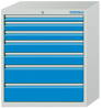 Schubladenschrank Serie 500 - Schubladenschrank mit 7 Schubladen | L x B x H: 555 x 736 x 819 mm